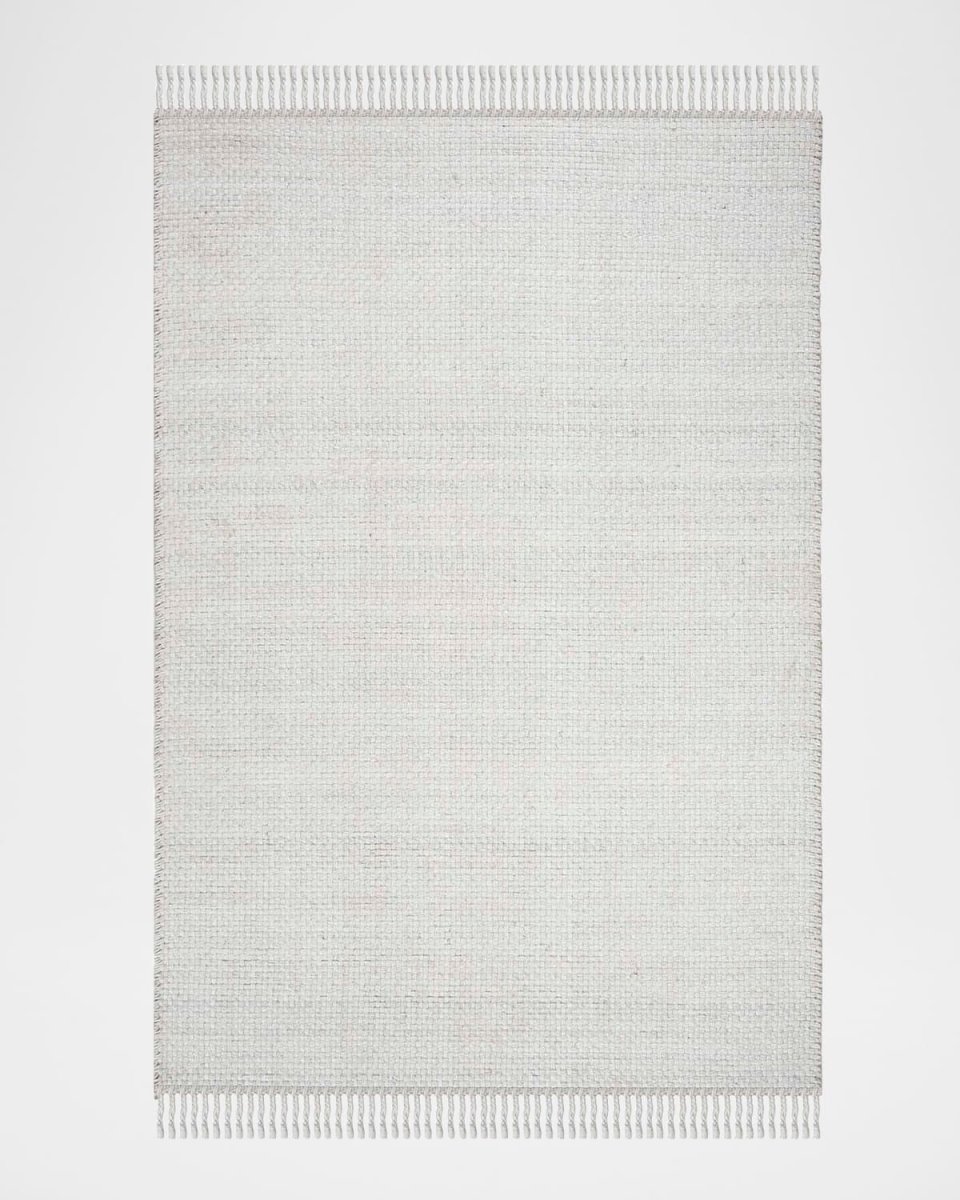 Amalie Bone Flat-Weave Runner, 3' x 5'